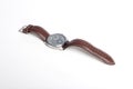 Brown banded watch Royalty Free Stock Photo