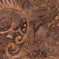 Brown Batik Pattern