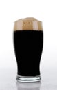 Brown beer glass