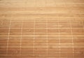 Brown beige bamboo wood mat background texture Royalty Free Stock Photo