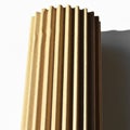 Brown and beige colored corrugated cardboard detail, roll cardboard Royalty Free Stock Photo