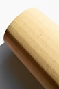 Brown and beige colored corrugated cardboard detail, roll cardboard Royalty Free Stock Photo