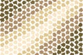 Brown beige pixel geometric pattern with structured digital pixel arrangement. Modern abstract concept