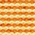 Brown and beige scales watercolor background