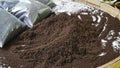 Bio fertilizer earthworm manure for plants