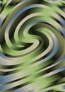 Brown Blue and Green Abstract Whirl Background Royalty Free Stock Photo