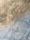 brown-blue old worn wall, background Royalty Free Stock Photo