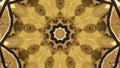Brown blurry fractal poligon