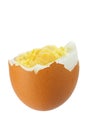 Brown boiled egg
