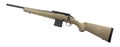 Brown bolt action rifle on white Royalty Free Stock Photo