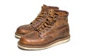 Brown boots Royalty Free Stock Photo