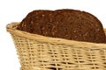 Brown Bread in Basket Royalty Free Stock Photo