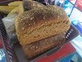 Brown bread loaf Royalty Free Stock Photo
