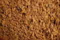 Brown bread macro texture background Royalty Free Stock Photo