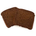 Brown bread slice Royalty Free Stock Photo