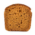 Brown bread slice close-up Royalty Free Stock Photo