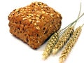 Brown bread & wheat Royalty Free Stock Photo