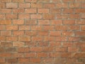 Brown brick block wall show Pattern stack block rough surface texture material background Weld the joints with cement grout