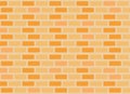 Brown brick wall background ,Vector illustration Royalty Free Stock Photo