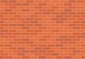 Brown brick wall seamless pattern. Vector illustration Royalty Free Stock Photo