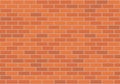 Brown brick wall seamless pattern. Vector illustration Royalty Free Stock Photo