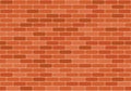 Brown brick wall seamless pattern. Vector illustration Royalty Free Stock Photo