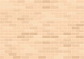 Brown brick wall seamless pattern. Vector illustration Royalty Free Stock Photo