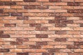 Brown brick wall texture, abstract seamless architectural pattern. Urban street, art multicolor wallpaper. Decorative modern tile Royalty Free Stock Photo