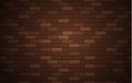 Brown brick wall texture or background with copy space for display of content design for advertisement product. Vector