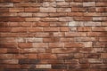 Brown brick wall texture background. Brickwork backdrop, building wall. Red brick wallpaper. AI Generated Royalty Free Stock Photo