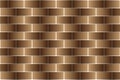 Brown bricks - vector pattern Royalty Free Stock Photo