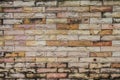 Brown Bricks Wall Pattern, Closeup, Showing Texture Royalty Free Stock Photo