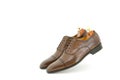 Brown brogue oxford