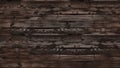 Brown brushed wood texture, top view of wooden table. Dark wall background, texture of old top table, grunge vintage background Royalty Free Stock Photo