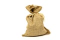Brown burlap sack Royalty Free Stock Photo