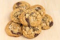 Brown butter and toffee chocolate chip cookies with sea salt