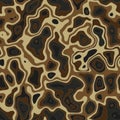 Brown camouflage pattern Royalty Free Stock Photo