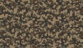 Brown camouflage pattern. Seamless template for fabric Royalty Free Stock Photo