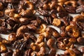 Brown Candied Caramelized Nuts