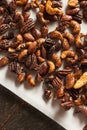 Brown Candied Caramelized Nuts