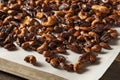 Brown Candied Caramelized Nuts