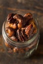 Brown Candied Caramelized Nuts