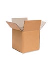 Brown cardboard box Royalty Free Stock Photo
