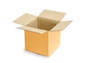 Brown cardboard box Royalty Free Stock Photo
