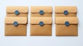 Brown Cardboard Envelopes: A Stylish and Durable Storage Solution Royalty Free Stock Photo