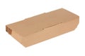 Brown Cardboard Fast Food Box, Packaging For Lunch, Chinese Food Royalty Free Stock Photo