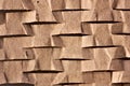 Brown cardboard texture with small indentations Royalty Free Stock Photo