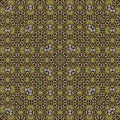 Brown carpet illustration with square frame pattern
