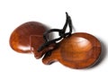 Brown Castanets Royalty Free Stock Photo