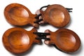 Brown Castanets Royalty Free Stock Photo
